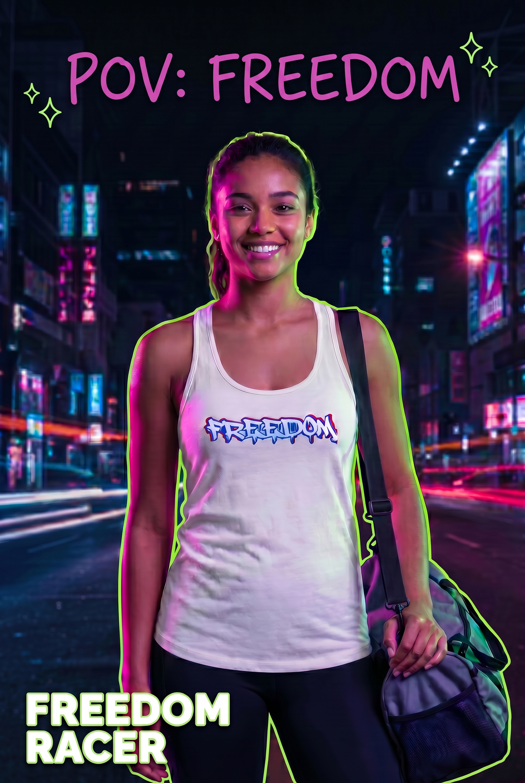 Freedom Jersey Racerback Tank