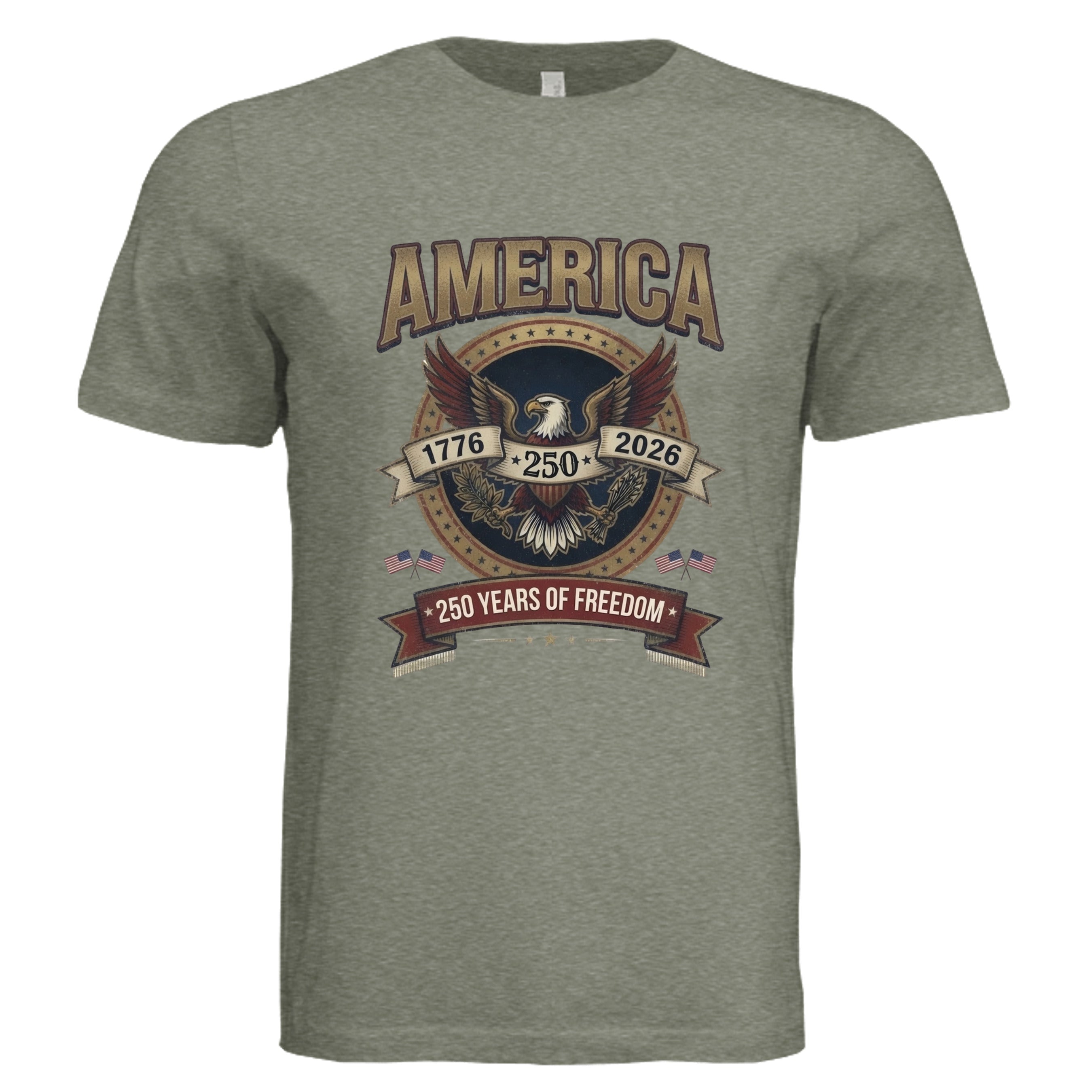 Military Green Triblend - 3413C - FRONT