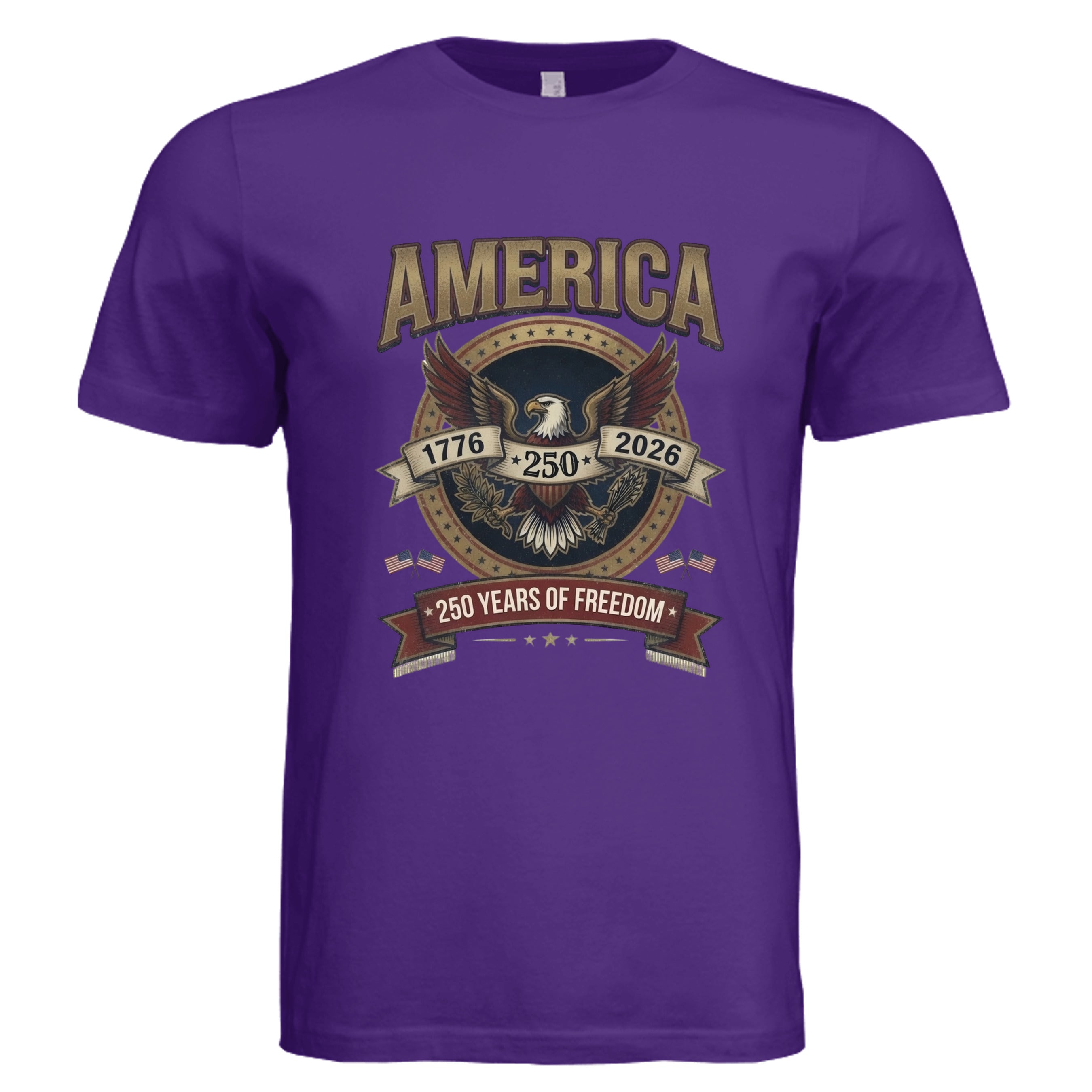 Solid Team Purple Triblend - 3413C - FRONT