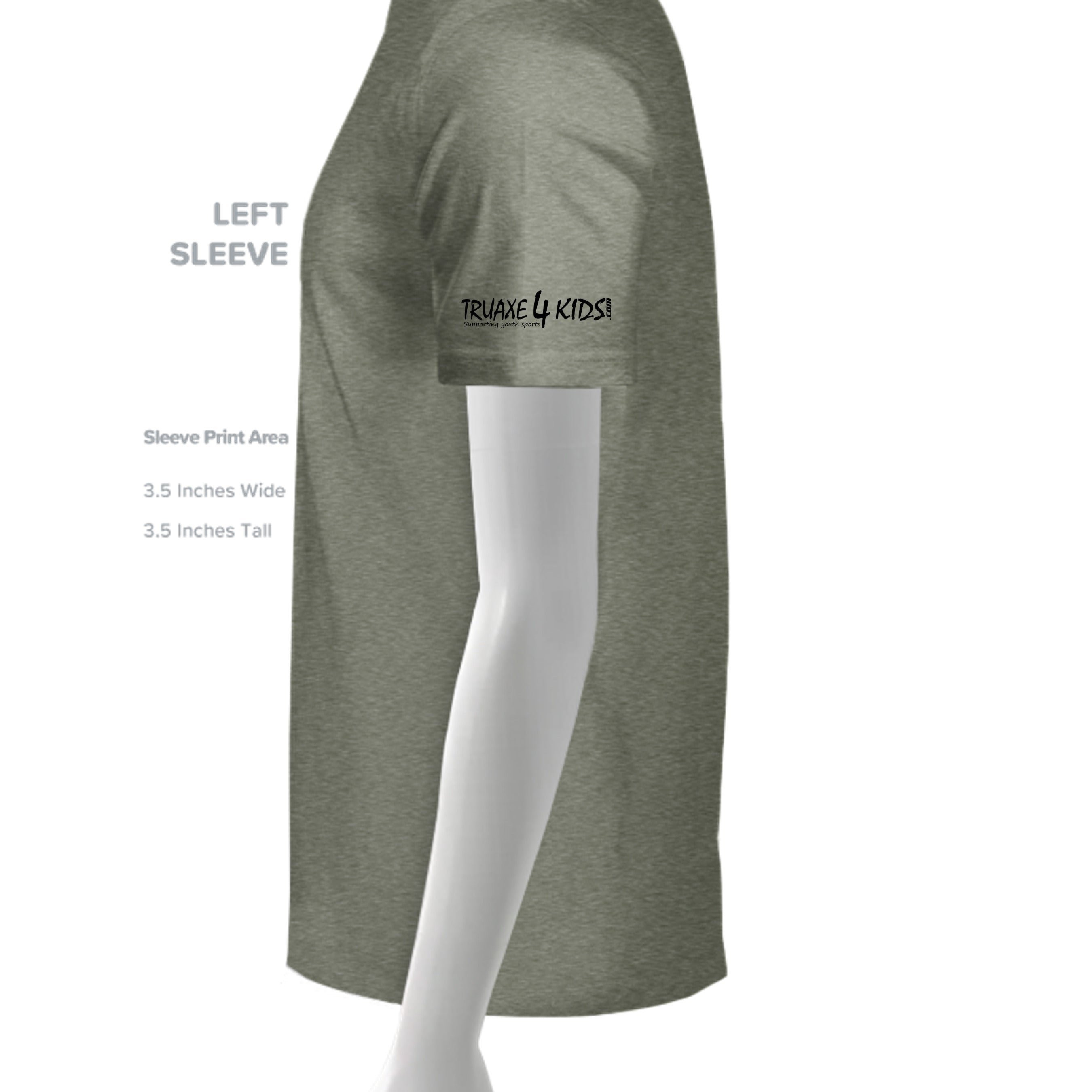 Military Green Triblend - 3413C - SLEEVE_LEFT