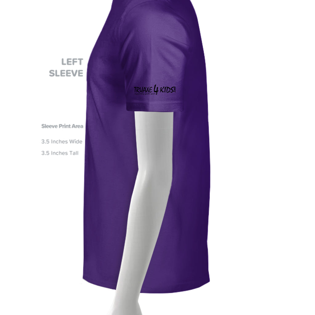 Solid Team Purple Triblend - 3413C - SLEEVE_LEFT