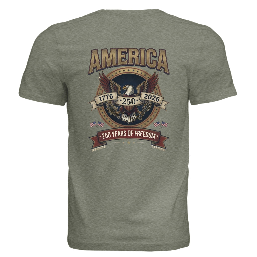 Military Green Triblend - 3413C - BACK