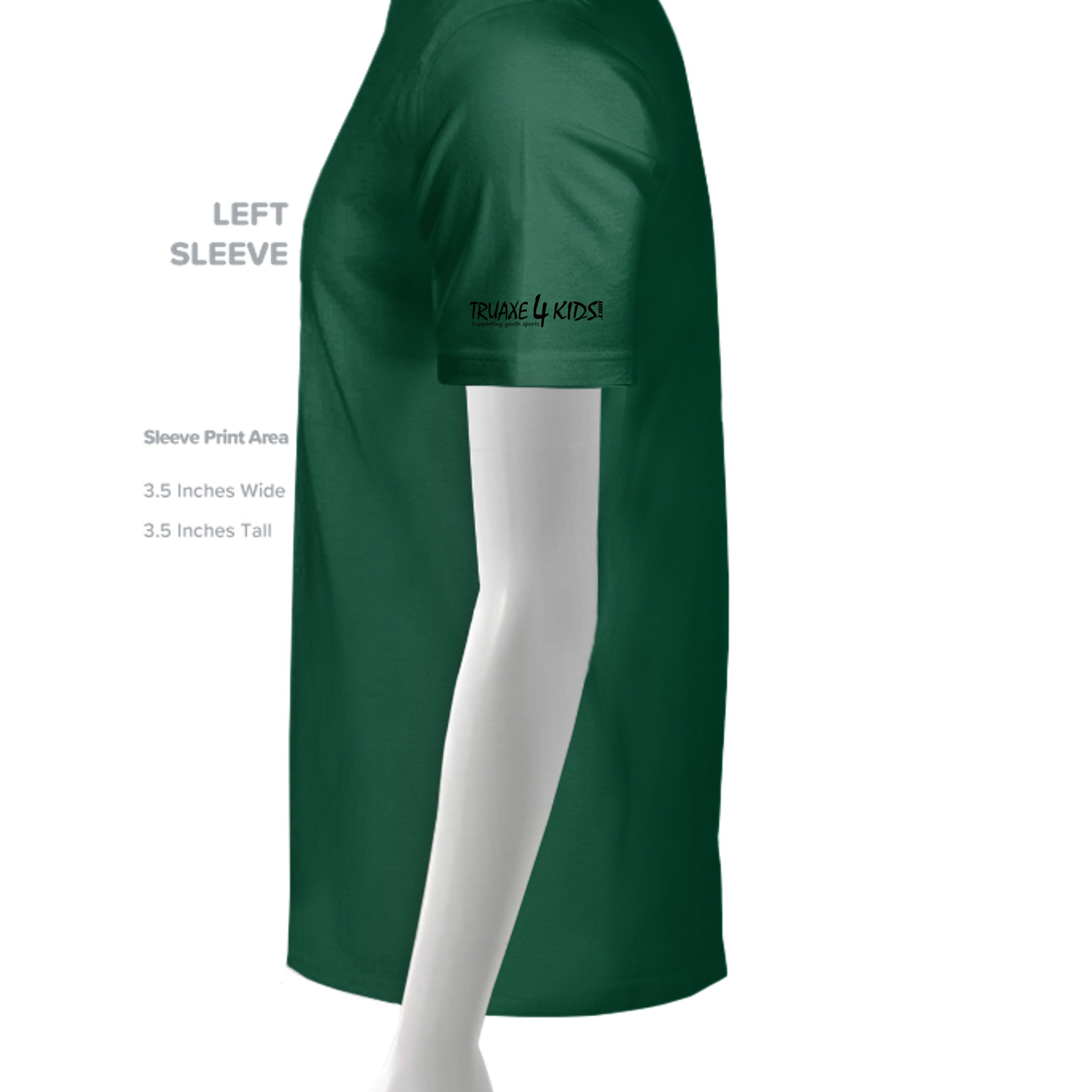 Solid Kelly Triblend - 3413C - SLEEVE_LEFT
