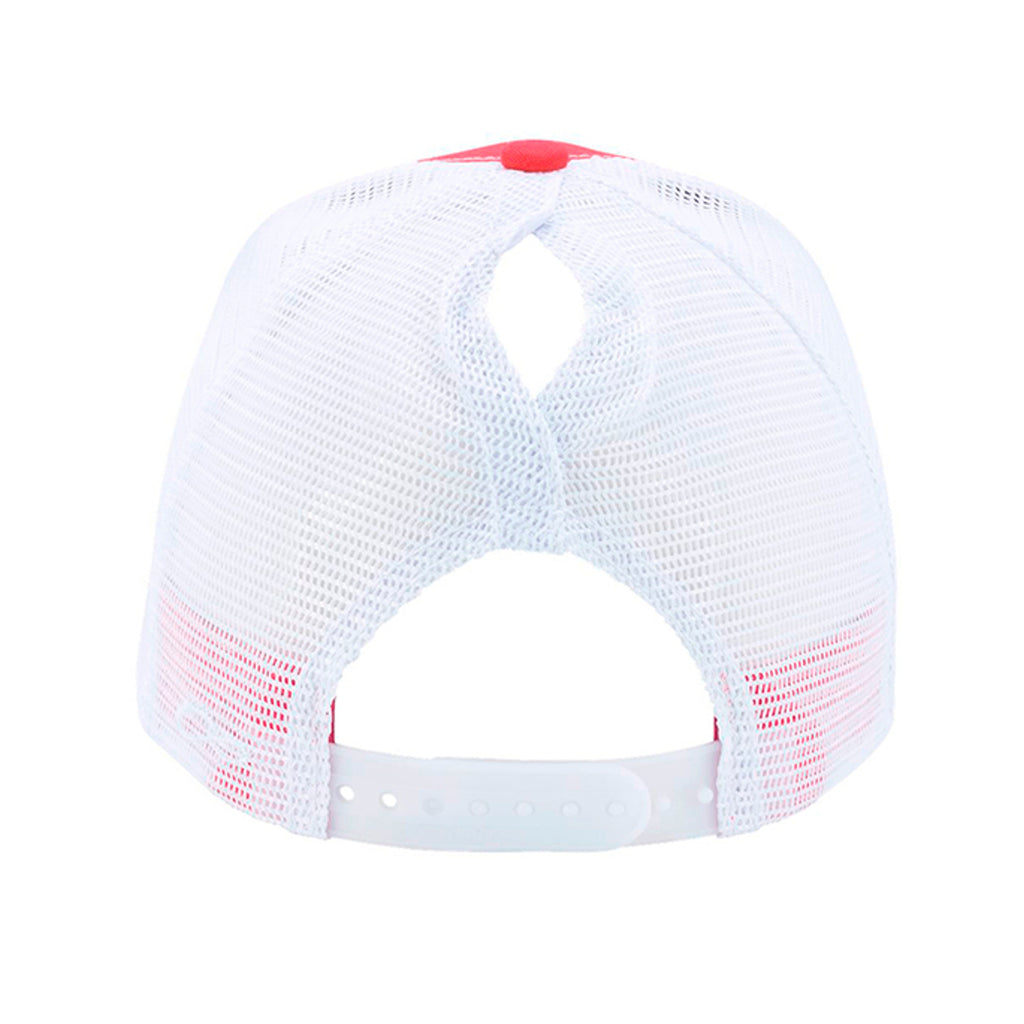 Coral/ White - CHARLIE - BACK
